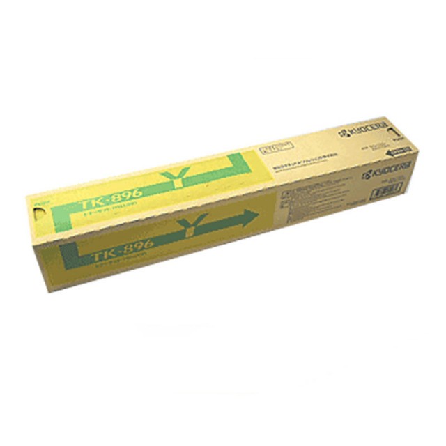新品 京セラ TK-896Y イエロー KYOCERA トナー カートリッジ パソコン 周辺機器 PCサプライ 消耗品 プリンター メーカー 純正 送料無料 632983019030 TASKalfa 255c 205c 256ci 206ci