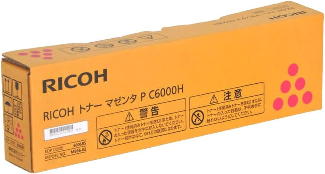 新品 RICOH P C6000H マゼンタ 600685 リコー トナー カートリッジ パソコン 周辺機器 PCサプライ 消耗品 プリンター メーカー 純正 送料無料 4961311959530 P C6000L