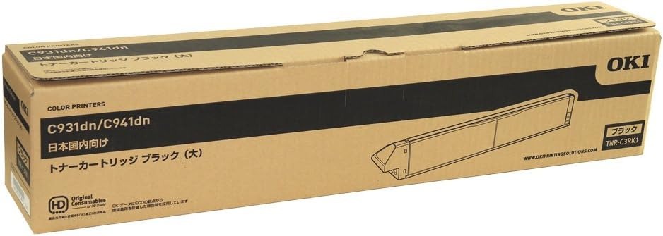 新品 OKI TNR-C3RK1 ブラック オキ (大) 大容量 トナー カートリッジ パソコン 周辺機器 PCサプライ 消耗品 プリンター メーカー 純正 送料無料 4949443209853 ML VINCI C941dn C931dn