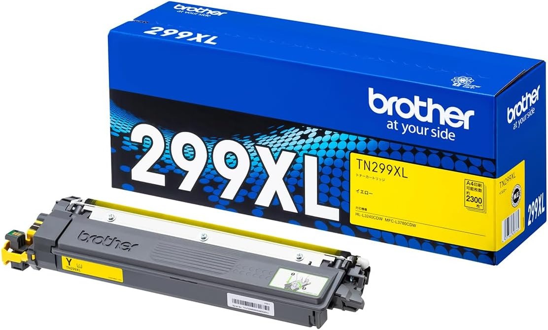 新品 brother TN299XLY イエロー ブラザー 大容量 トナー カートリッジ パソコン 周辺機器 PCサプライ 消耗品 プリンター メーカー 純正 送料無料 4977766828741 HL-L3240CDW MFC-L3780CDW|エキサイトネット 本店