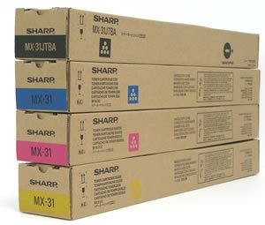新品 製造会社 純然たる SHARP せつ然たる MX-31JT 4色 書き割り トナー 薬莢 黒いこと シアン マゼンタ 黄色 MX-31JTBA MX-31JTMA MX-31JTYA MX-31JTCA 貨物輸送無料 MX-2301FN / MX-2600 / MX-2600FN / MX-2600FG / MX-3100 / MX-3100FG / MX-3100FN