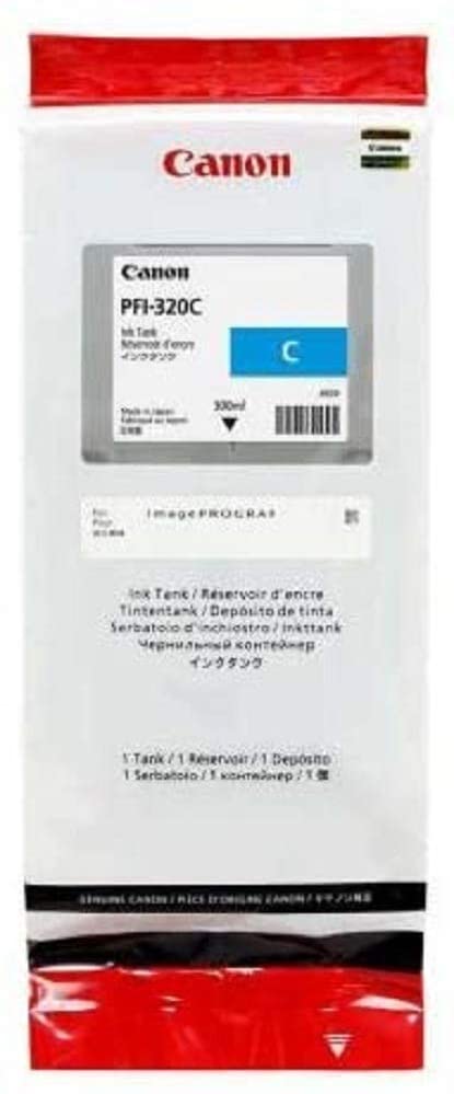 新品 CANON PFI-320C シアン キャノン インク タンク カートリッジ パソコン 周辺機器 PCサプライ 消耗品 プリンター メーカー 純正 送料無料 4549292112412 imagePROGRAF TM-200 TM-205 TM-200MFP TM-300 TM-305 TM-300MFP