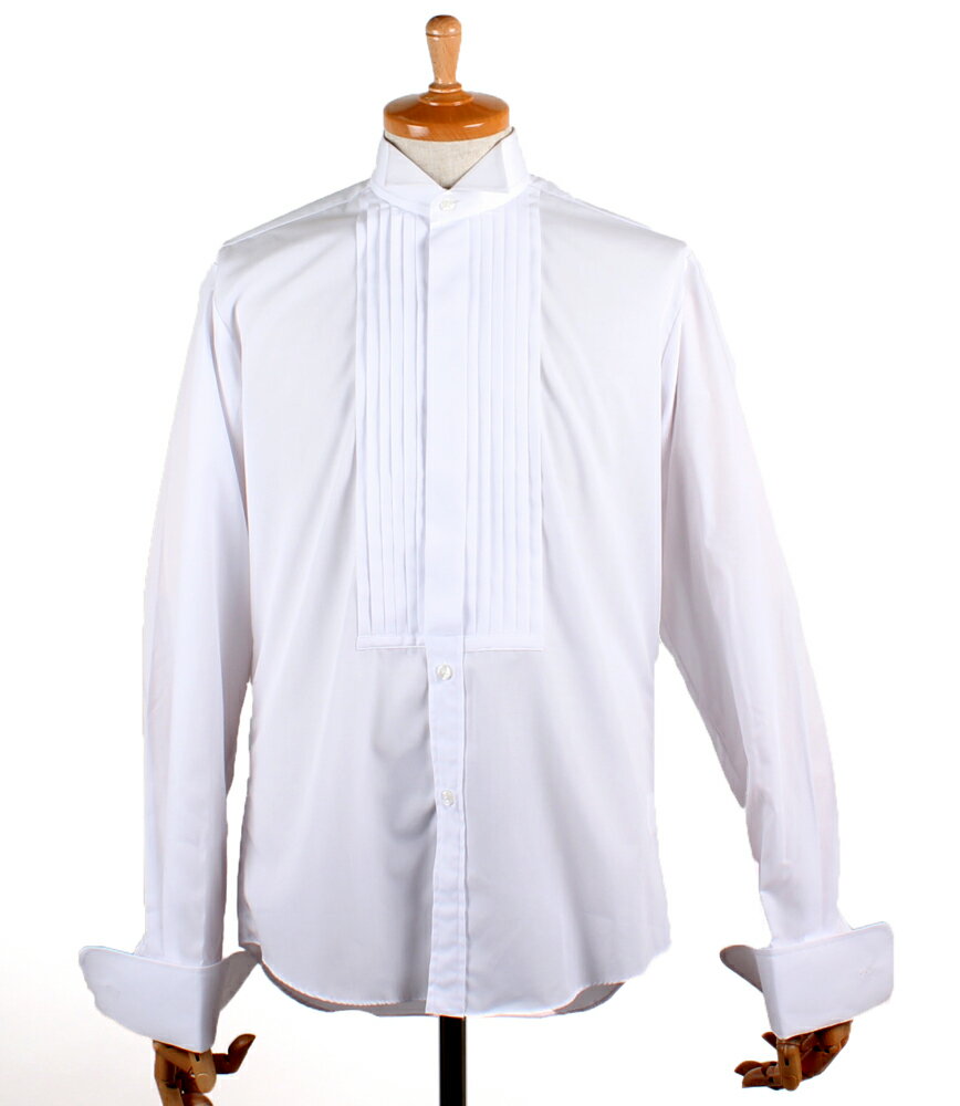【楽天市場】タキシードシャツ/送料無料日本製のフォーマルシャツです/ウイングカラー/ヒダ胸シャツ：EXCYフォーマルコレクション