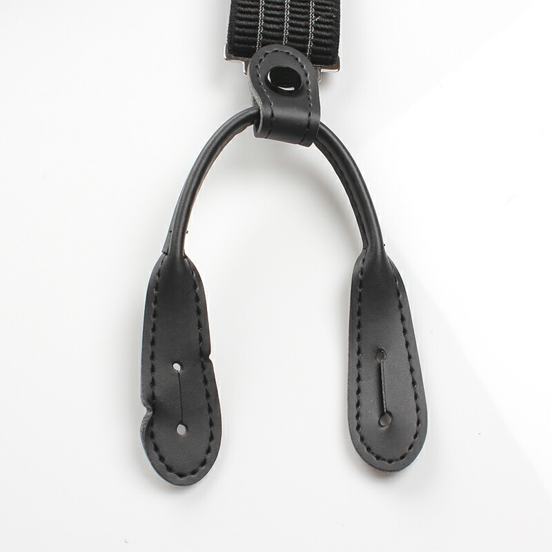 日本製花王打切ズボン吊り 燕尾服代金サスペンダー 革最後サスペンダー ストライプ メンズ ブランド Maxani Nl