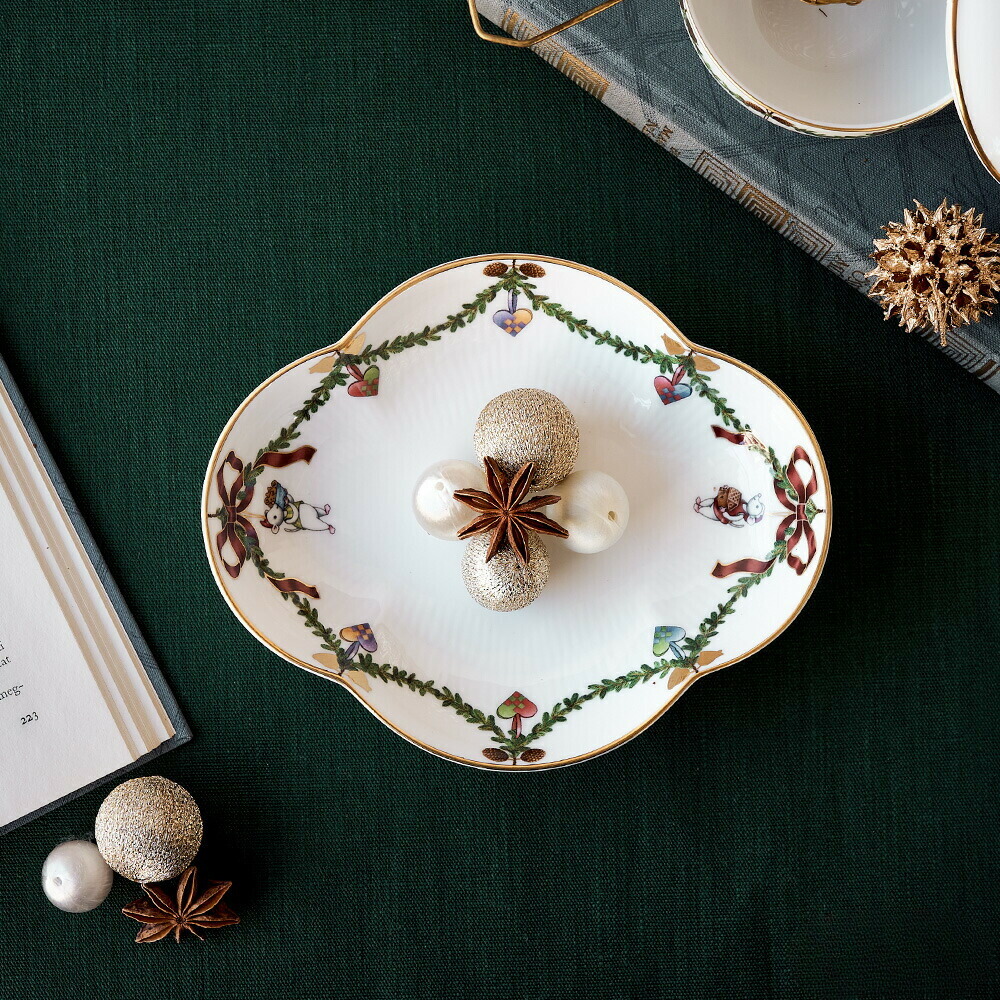 ロイヤルコペンハーゲン スターフルーテッド パーティー ディッシュ 大皿 美品 楽天市場】ロイヤル コペンハーゲン スターフルーテッド クリスマス