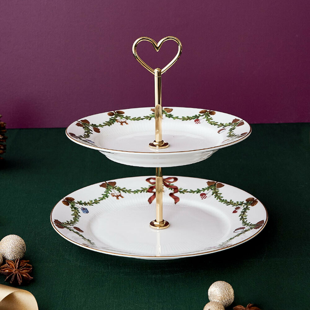 楽天市場】ロイヤル コペンハーゲン プリンセス デザートスタンド 2段