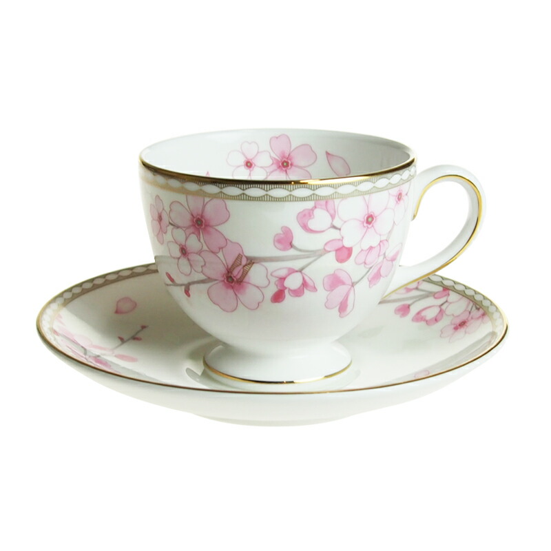 ウェッジウッド (WEDGWOOD) スプリングブロッサム ティーカップ&ソーサー リー 8,191円