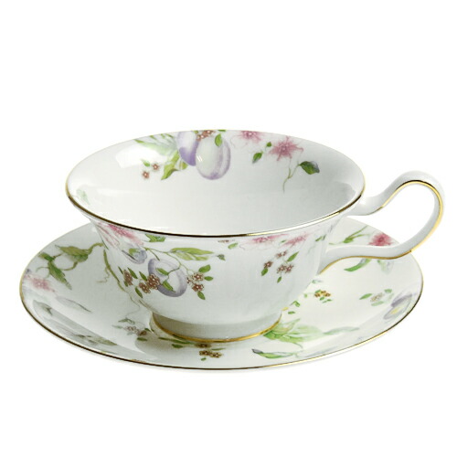 【ランキング第1位】 ウェッジウッド (WEDGWOOD) スウィートプラム ティーカップ＆ソーサー ピオニー