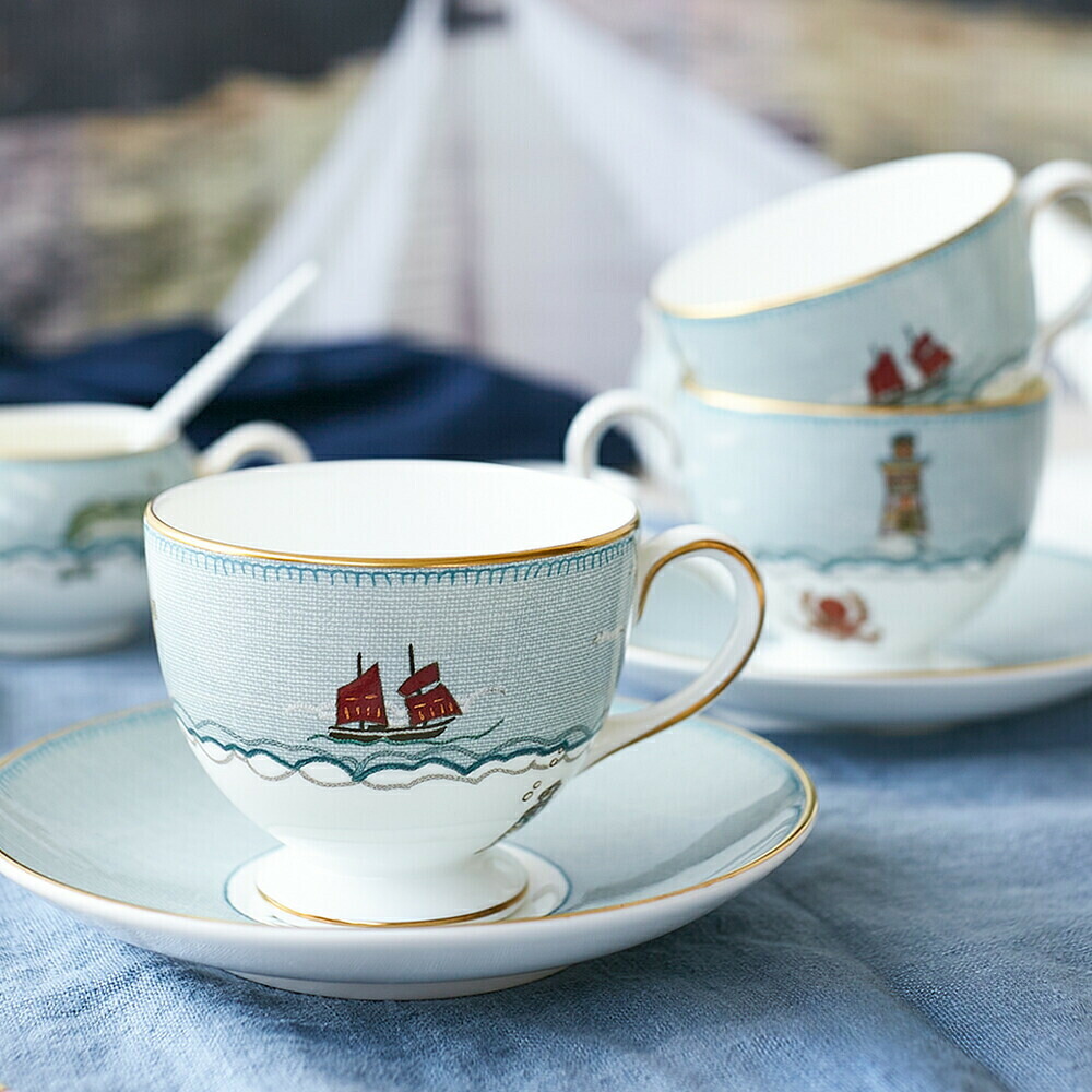 ウェッジウッド (WEDGWOOD) セイラーズ フェアウェル by Kit Kemp 紅茶優勝杯\u0026平円盤 ロバート・エドワード・リー