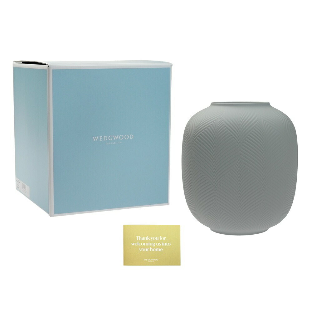 楽天市場】ウェッジウッド ジャスパー フォリア ベース 22cm