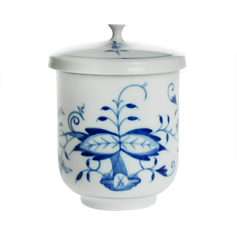 マイセン(Meissen)青色玉ねぎ フタ付き添い人湯呑み 44074