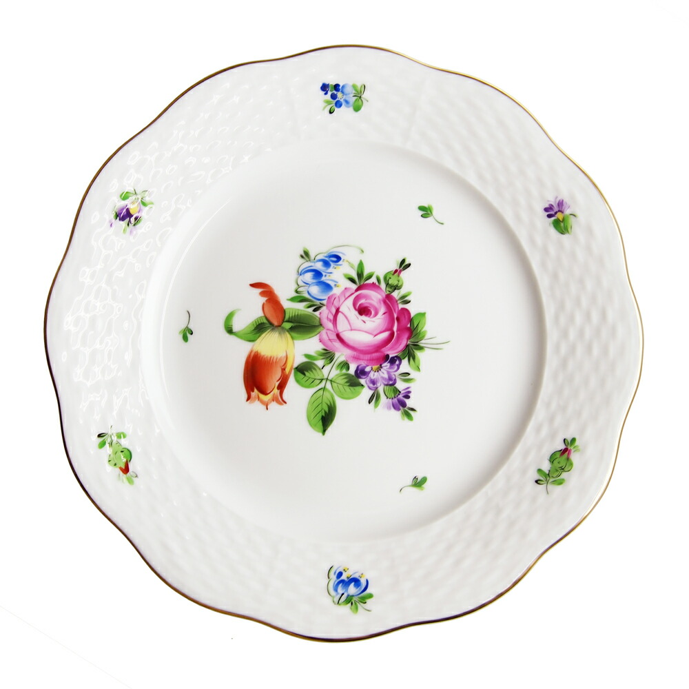 ヘレンド (HEREND) BT チューリップの花束 プレート 19cm 517 BT-2