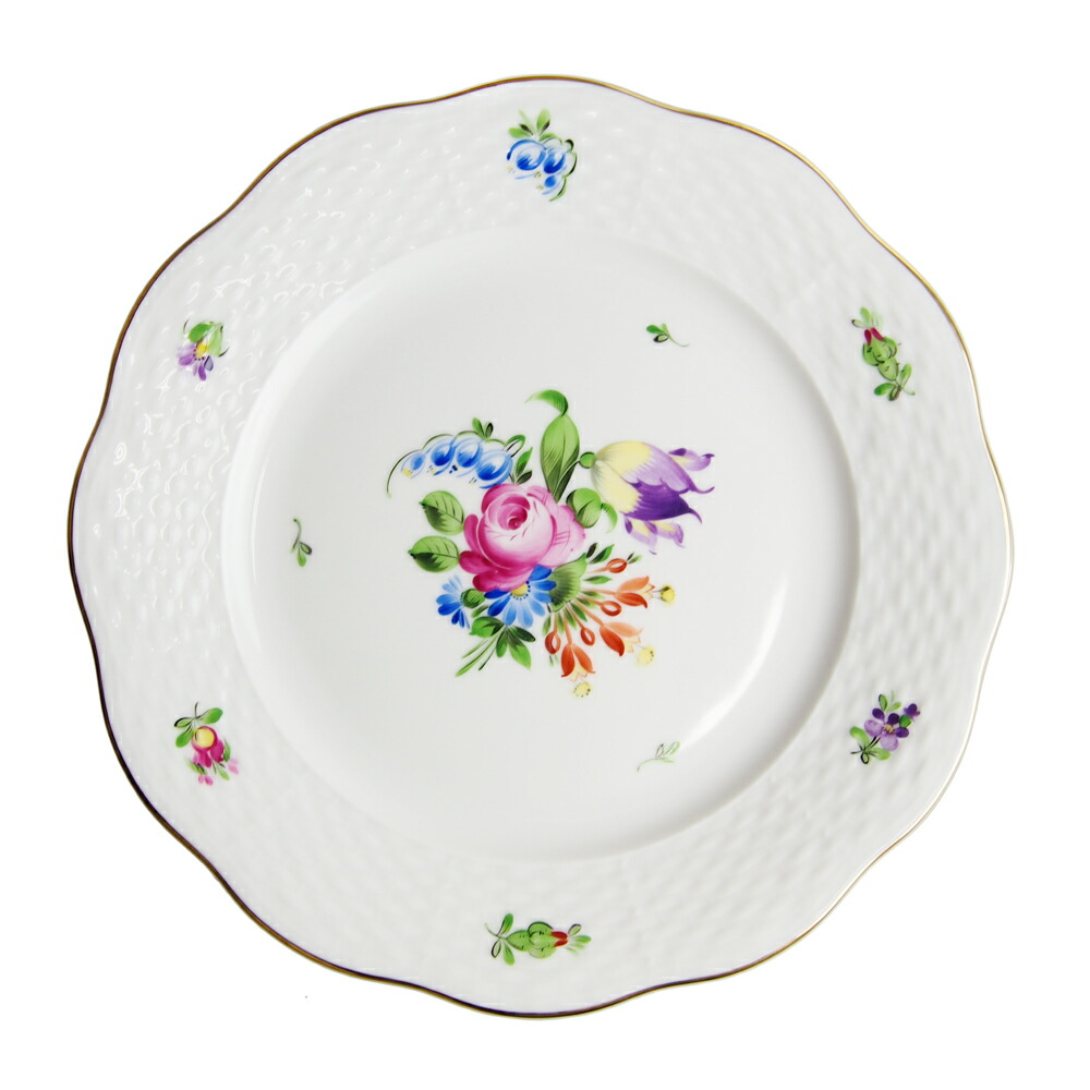 ヘレンド (HEREND) BT チューリップの花束 プレート 19cm 517 BT-4