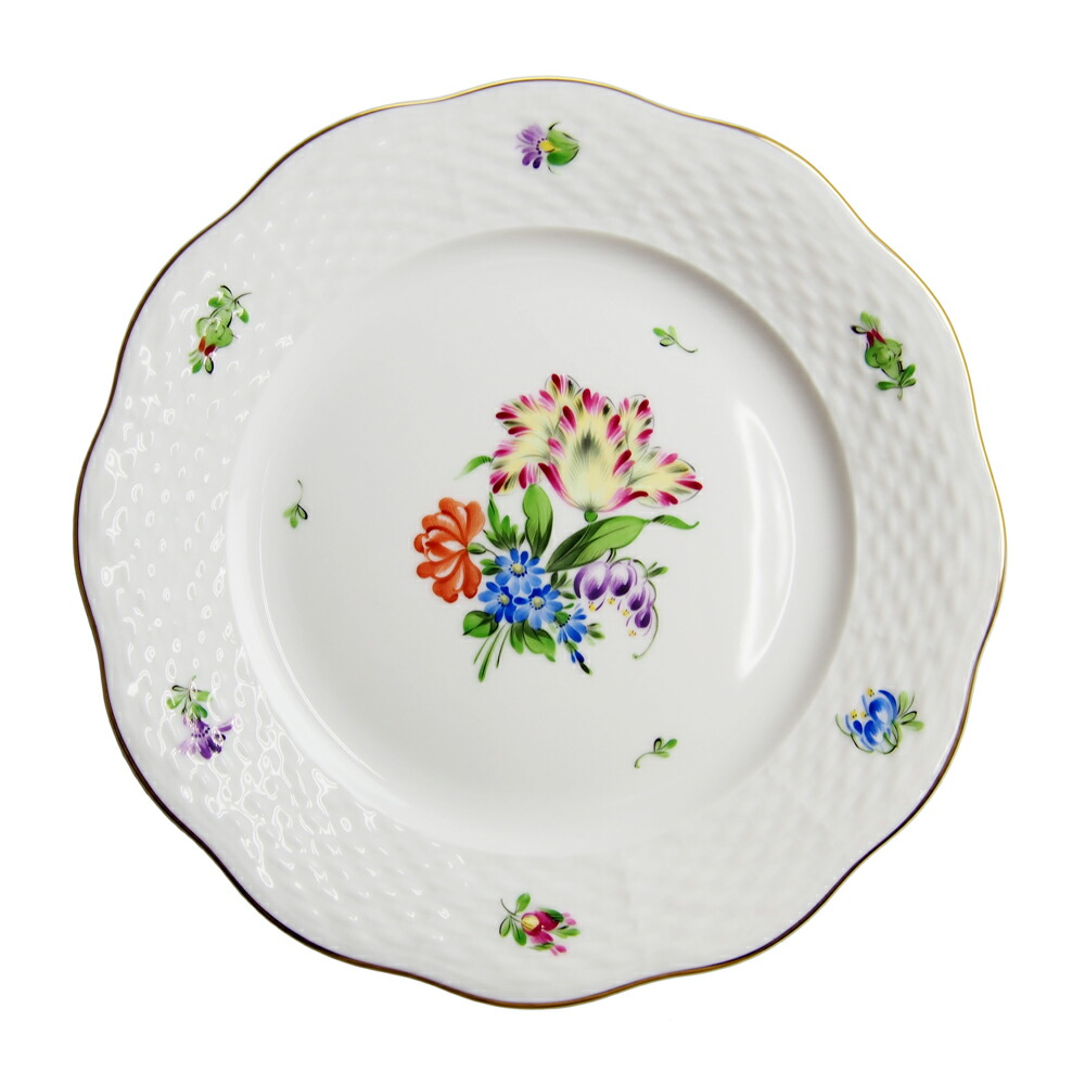 皿・プレートヘレンド (HEREND) BT チューリップの花束 プレート 19cm