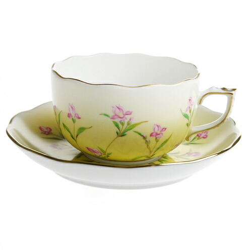 ヘレンド (HEREND) IRIS-J アイリス イエロー ティーカップ＆ソーサー 20724 27,456円