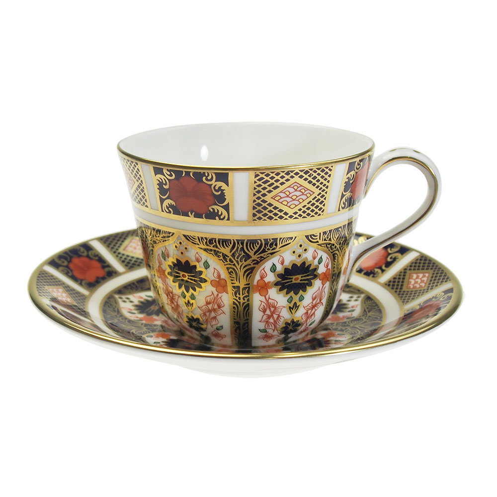 美品  Crown Derby ロイヤルクラウンダービー Derby Days コーヒーカップ＆ソーサー SY10464J Royal Crown Derby 美品 ロイヤルクラウンダービー Days
