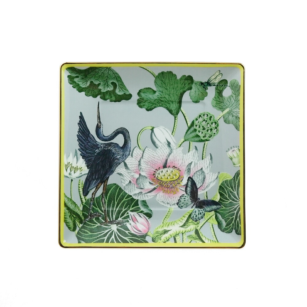 楽天市場】ウェッジウッド ルネッサンス ゴールド スクエア トレイ