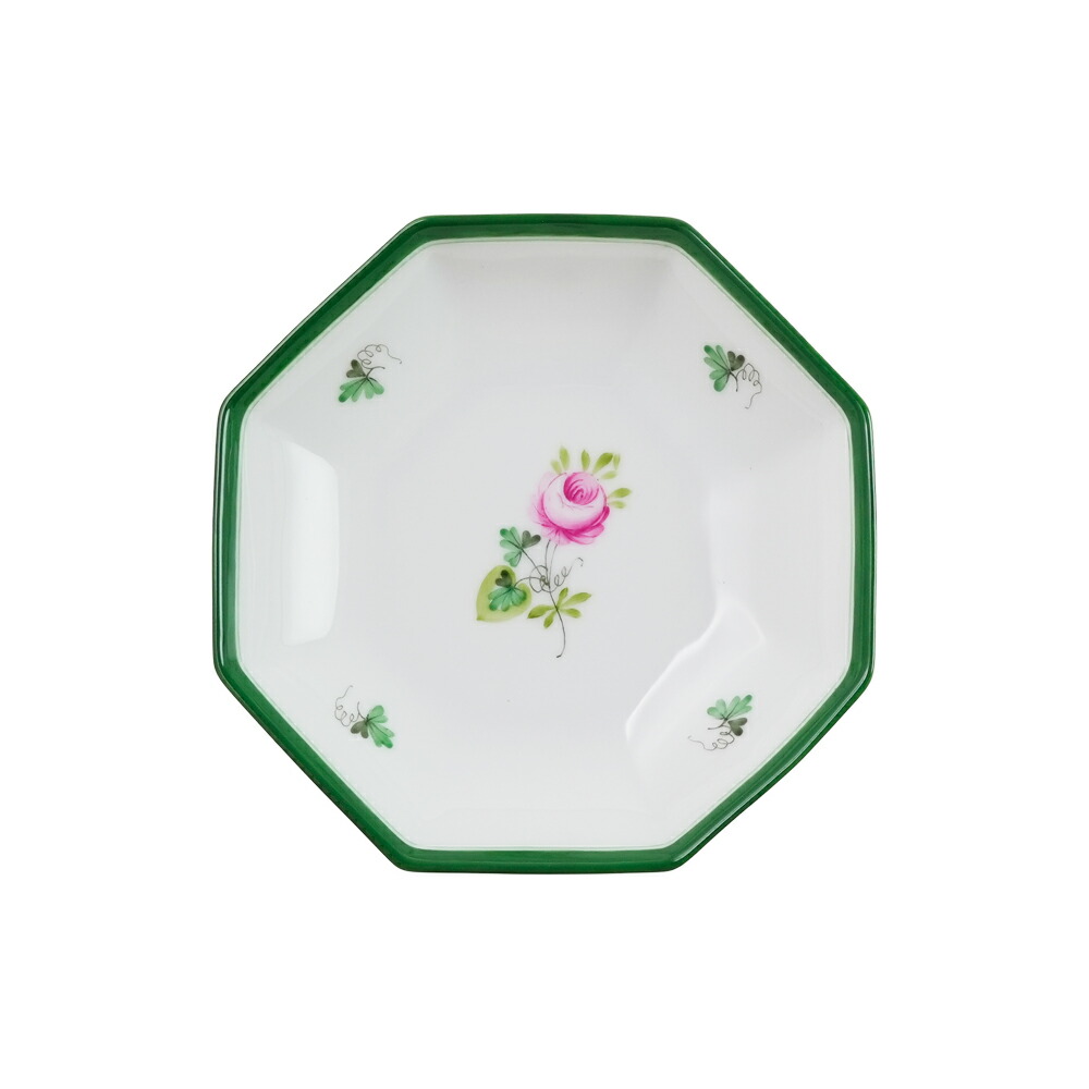 ヘレンド (HEREND) VRH ウィーンの薔薇 オクタゴナルソーサー 04307-1-00 皿・プレート-キッチン用品・食器・調理器具-食器・カトラリー・グラス