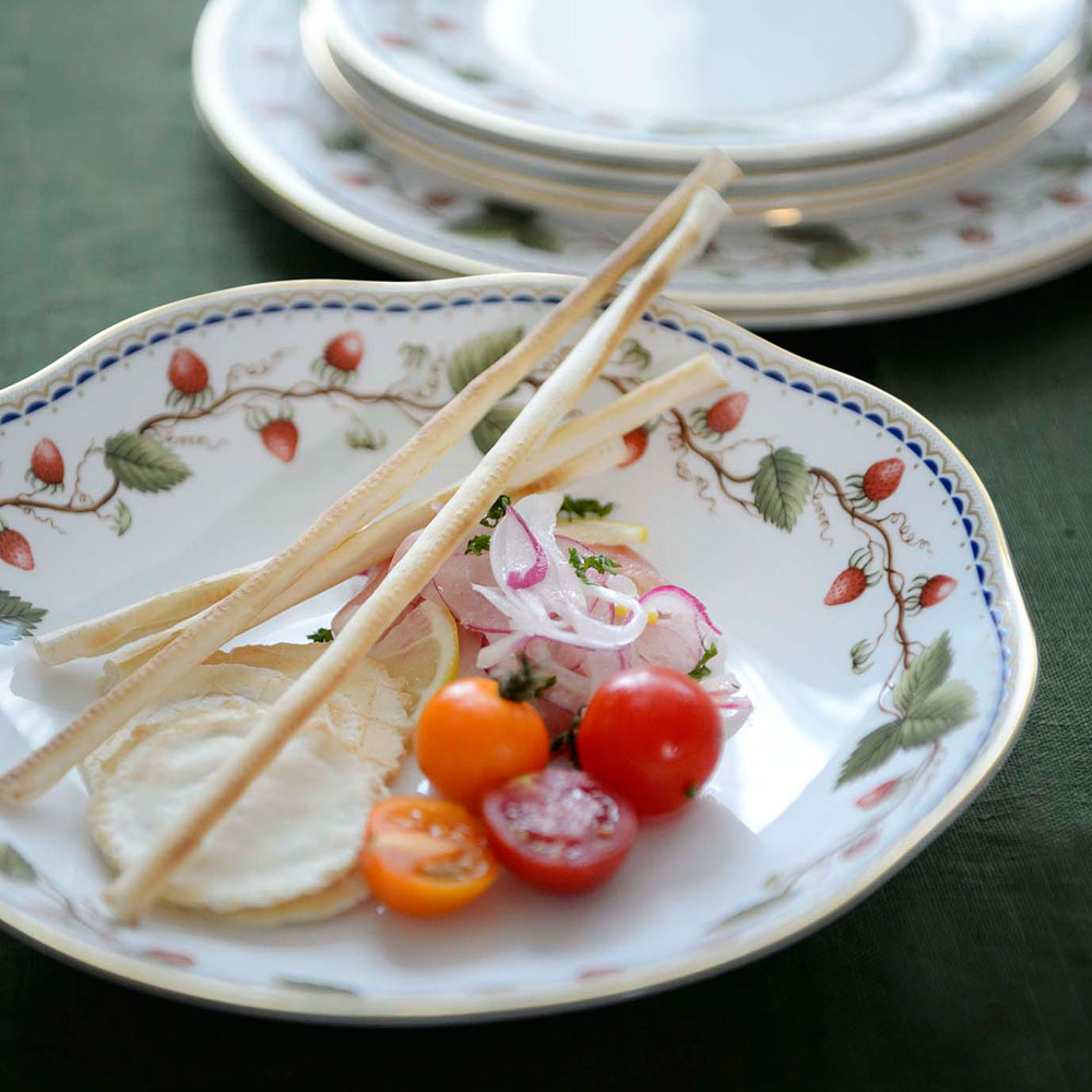 ウェッジウッド ワイルドストロベリー プレート 直径20.5mm 4枚組