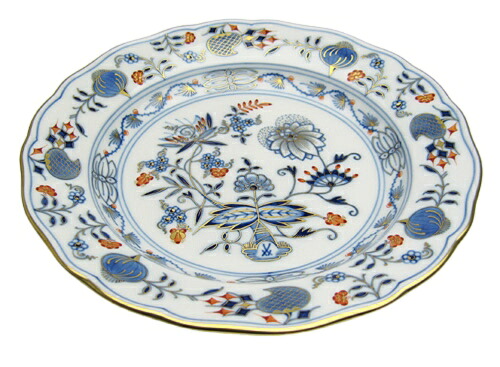 マイセン (Meissen) カラーオニオン プレート 20cm 472