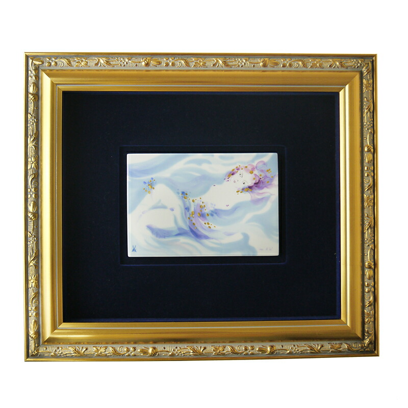 マイセン　MEISSEN 青のメルヘンシリーズ　魔法の食卓　陶板画 楽天市場】マイセン 陶板【マイセン】meissen陶板画/青の