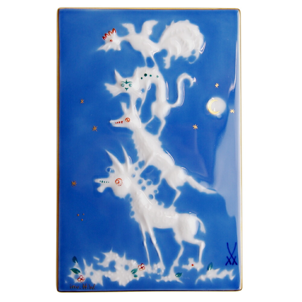 楽天市場】マイセン (Meissen) 陶画 青のメルヘン 魔法の食卓