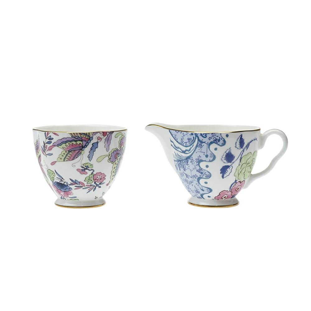 ウェッジウッド (WEDGWOOD) バタフライブルーム シュガーボウル \u0026 クリーマー