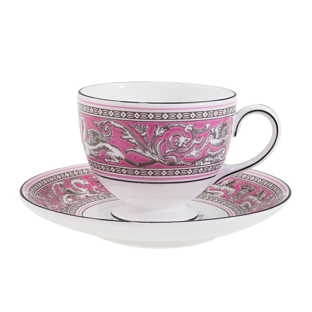 楽天市場】ウエッジウッド[Wedgwood] フロレンティーンピンク リーC/S