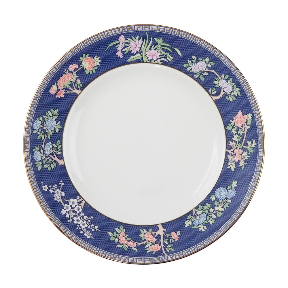 【連合王国製 ／ 壺目じるし】ウェッジウッド (WEDGWOOD) ブルーサイアム お皿 20糎