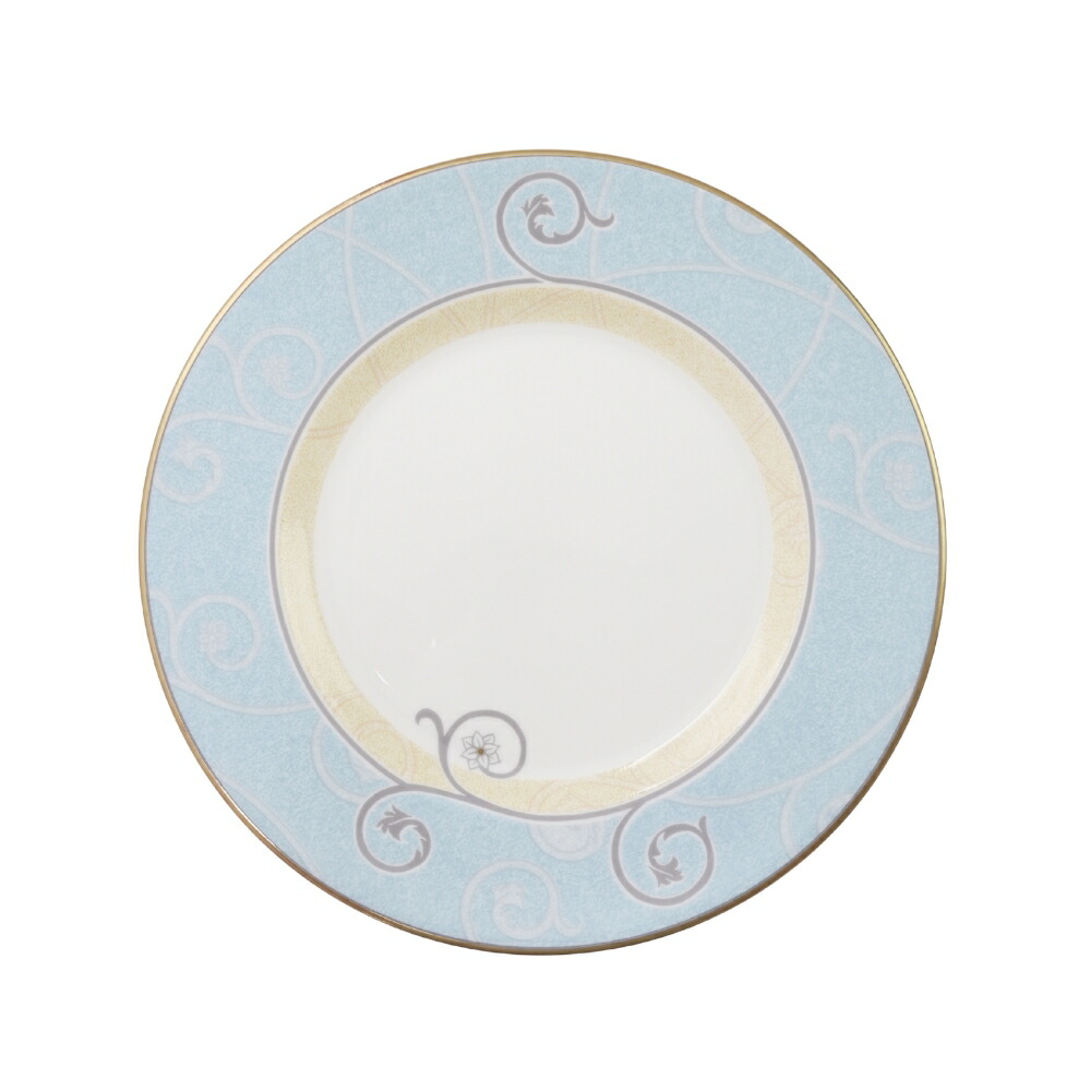 【連合王国製】ウェッジウッド (WEDGWOOD) タイムフォー 一皿 18糎 ペールブルー 2000UK