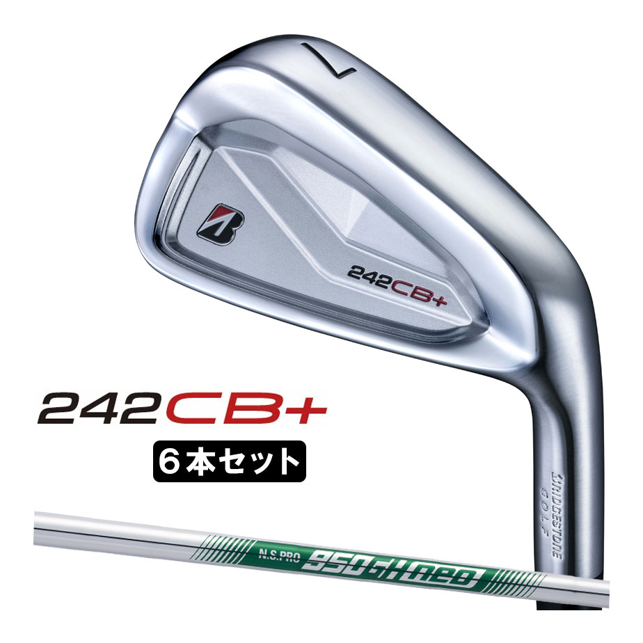 ブリヂストン ゴルフ 242CB+ アイアン 6本セット(#5～9、PW) メンズ 右用 N.S.PRO 950GH neo スチールシャフト 2024 ゴルフ BRIDGESTONE GOLF