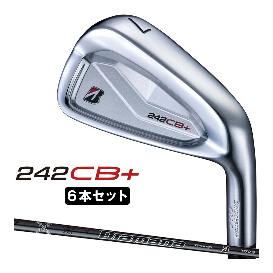 ブリヂストン ゴルフ 242CB+ アイアン 6本セット(#5～9、PW) メンズ 右用 Diamana Thump iB70 カーボンシャフト 2024 ゴルフ BRIDGESTONE GOLF