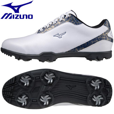 MIZUNO(ミズノ) WIDE STYLE LIGHT -ワイド スタイル ライト- メンズ ゴルフ シューズ 51GQ216014 (4E)