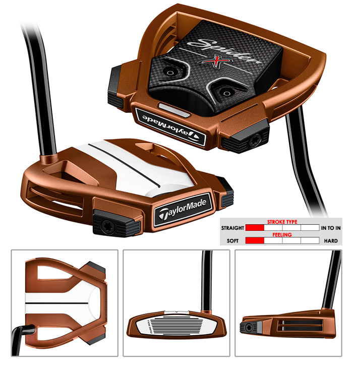 TaylorMade - 【最終価格】テーラーメイド スパイダーX パターの+stbp