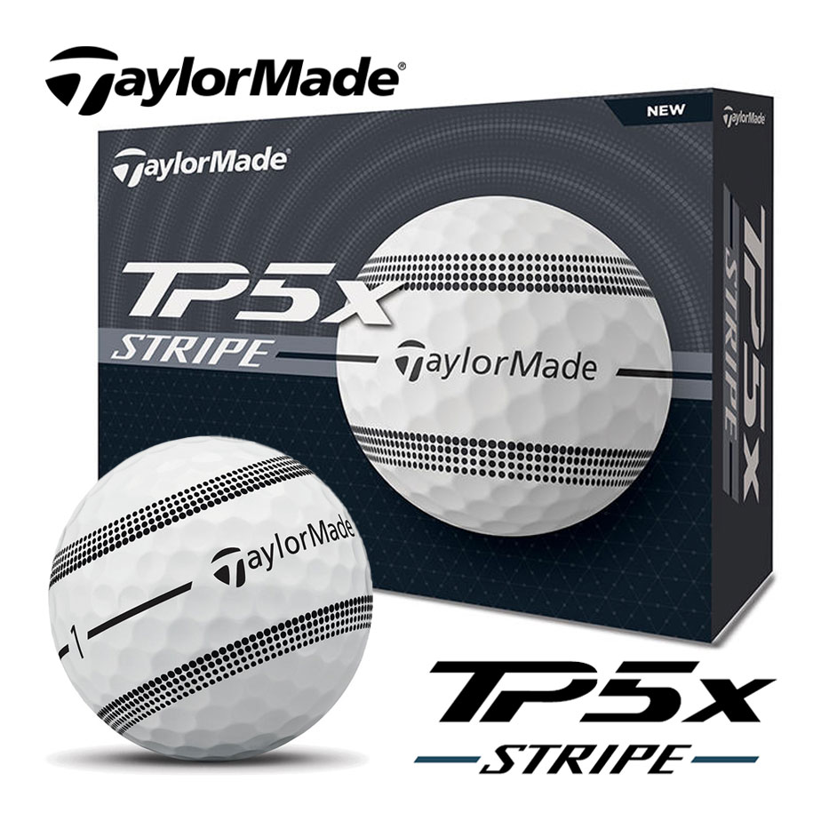 【しょつ】TP5x STRIPE TP5 STRIPE 計4ダース TaylorMade テーラーメイド ゴルフ New TP5 / TP5x STRIPE ストライプ