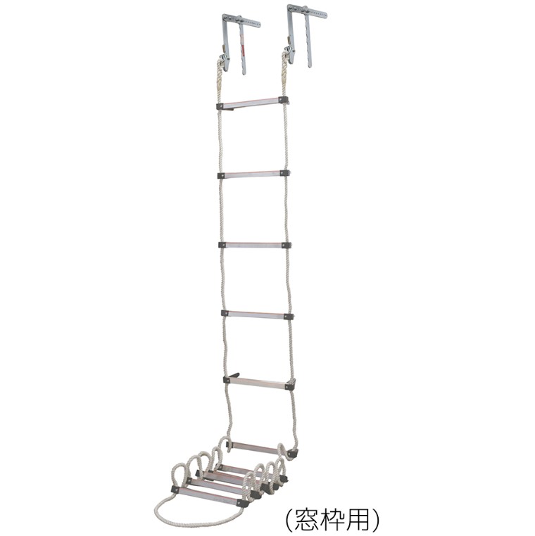 楽天市場】【送料無料】アルインコ TITAN蛍光避難はしごAPC-4(窓枠用