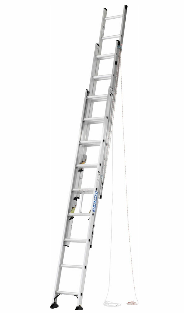 アルミ三連はしご7.69m 3EX-80 【引き取り限定@大阪府八尾市】