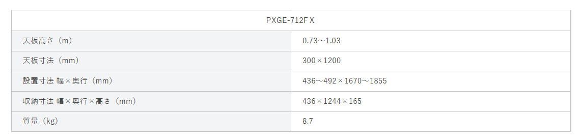 高品質 アルインコ 伸縮脚付足場台 洗車台 伸縮足場台712 PXGE712FX 北海道 沖縄 離島別途送料御見積 fucoa.cl