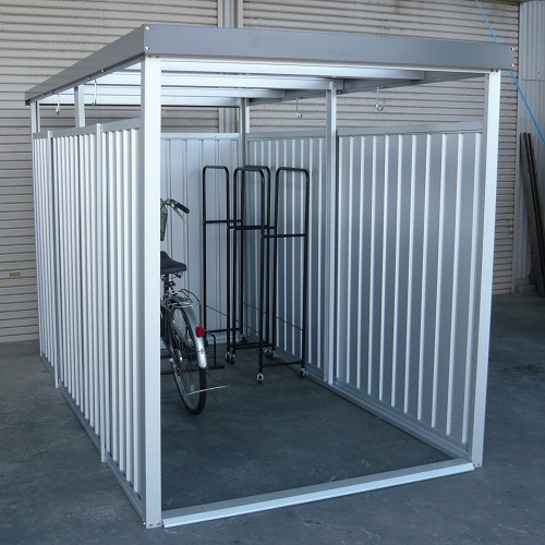 ダイマツ Dm 14l型 剪定 壁パネルロングタイプ エクシーズ 枕木 自転車置場 バイク置場 ヨド物置 喫煙所 物置 屋外収納 多目的 オープンスペースdiyで組立