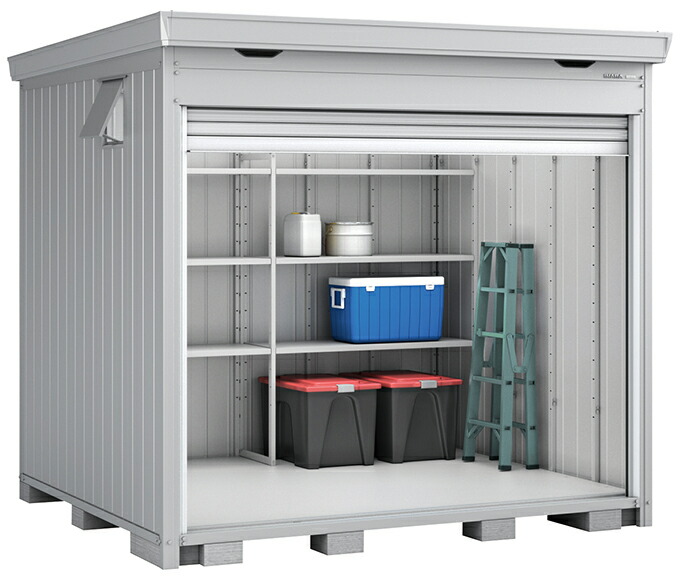 イナバ物置 ドマール FF-2622HY 【床付タイプ】(一般型)物置き シャッター物置 屋外 収納庫|エクシーズ