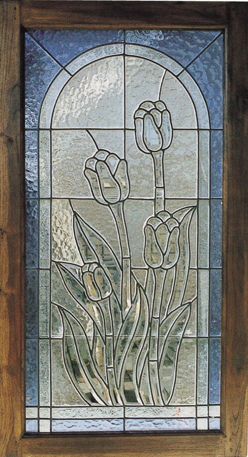 楽天市場】ステンドグラス チューリップ丸（87054）（ジャービス商事