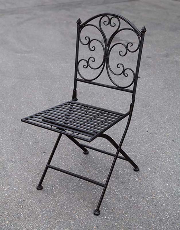 楽天市場】ガーデンチェア アイアン 折りたたみ 金属製 鉄製 おしゃれ