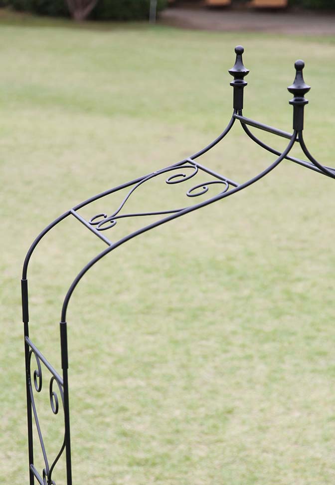 魅了 ジャービス商事 門扉付アーチ 2型 ガーデンアーチ 北海道 沖縄 離島配送 送料込 Todomundo Org