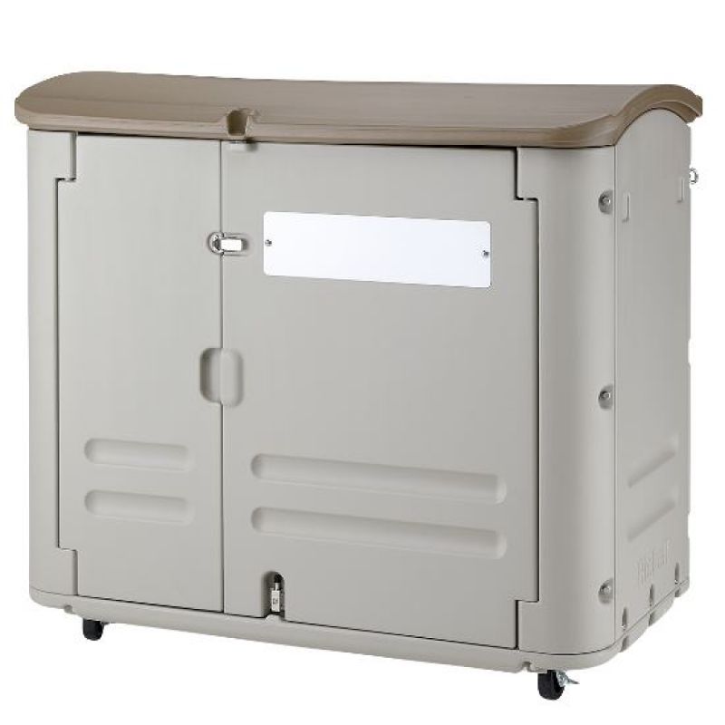 リッチェル ワイドストレージ600(キャスター付)【ダストボックス マンション ゴミ箱 ダストbox】(*4t車以外での配送不可*1Fエントランス渡し)大型ダストボックス|エクシーズ
