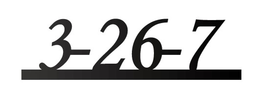 【ステンレス表札】アドレスサイン　NO-3（美濃クラフト）※単品購入送料有料