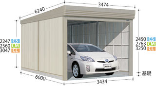 受注生産品 タクボ ガレージ 倉庫CS−6860 カールフォーマ