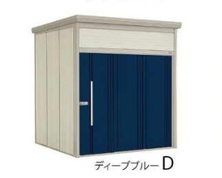 タクボ物置　Mr.トールマン・ダンディ JN-2519 (一般型・標準屋根) 扉色：(DB)ディープブルー 中・大型物置 収納庫 屋外 物置き 送料無料