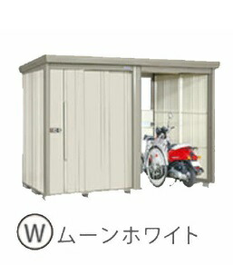 タクボ屋根裏部屋 Mr.買い溜めるマン プラスアルファ TP-Z3722（原則として型・凝結下方への傾き大屋根）扉色：(MW)お月さま白いこと 中・大型屋根裏部屋 駐輪 納める庫 室外 物置き 貨物輸送無料