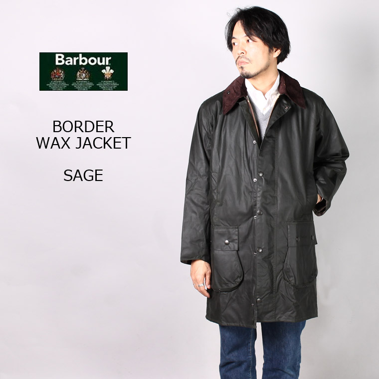 barbour border waxed jacket