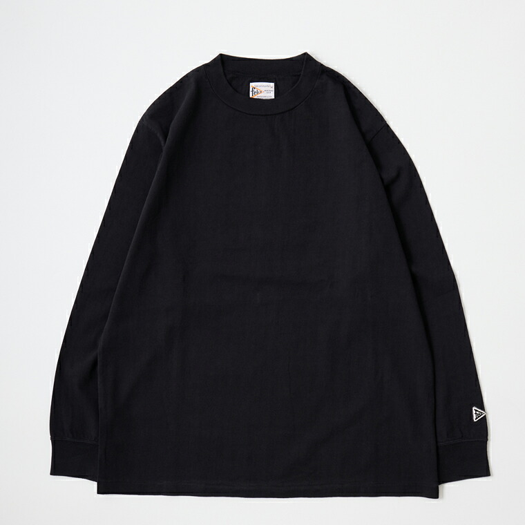 FELCO (フェルコ)  L/S HI CREW T 7薬局衡オンス 16SINGLE RUFFY JERSEY - BLACK ロンT メンズ